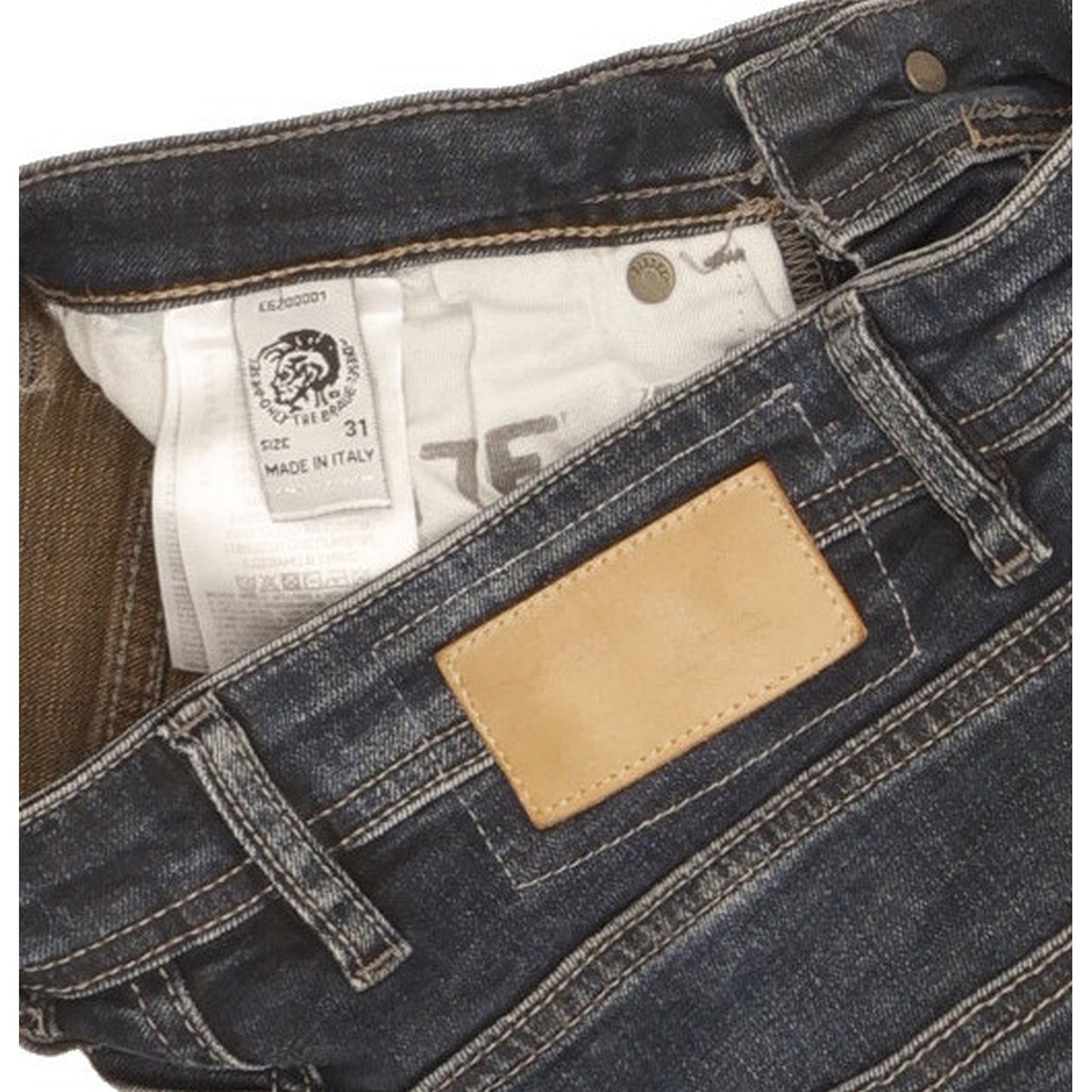Diesel Tepphar Men Navy Skinny Slim Stretch Jeans W31 L28