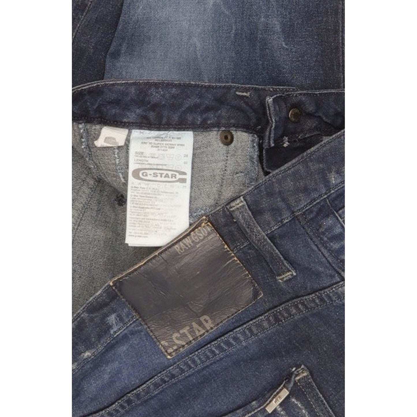 G-Star Arc 3D Women Blue Skinny Slim Stretch Jeans W28 L32