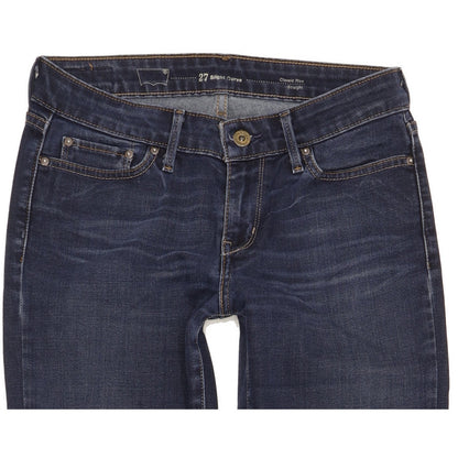 Levi's Slight Curve Women Blue Straight Classic Stretch Jeans W27 L31