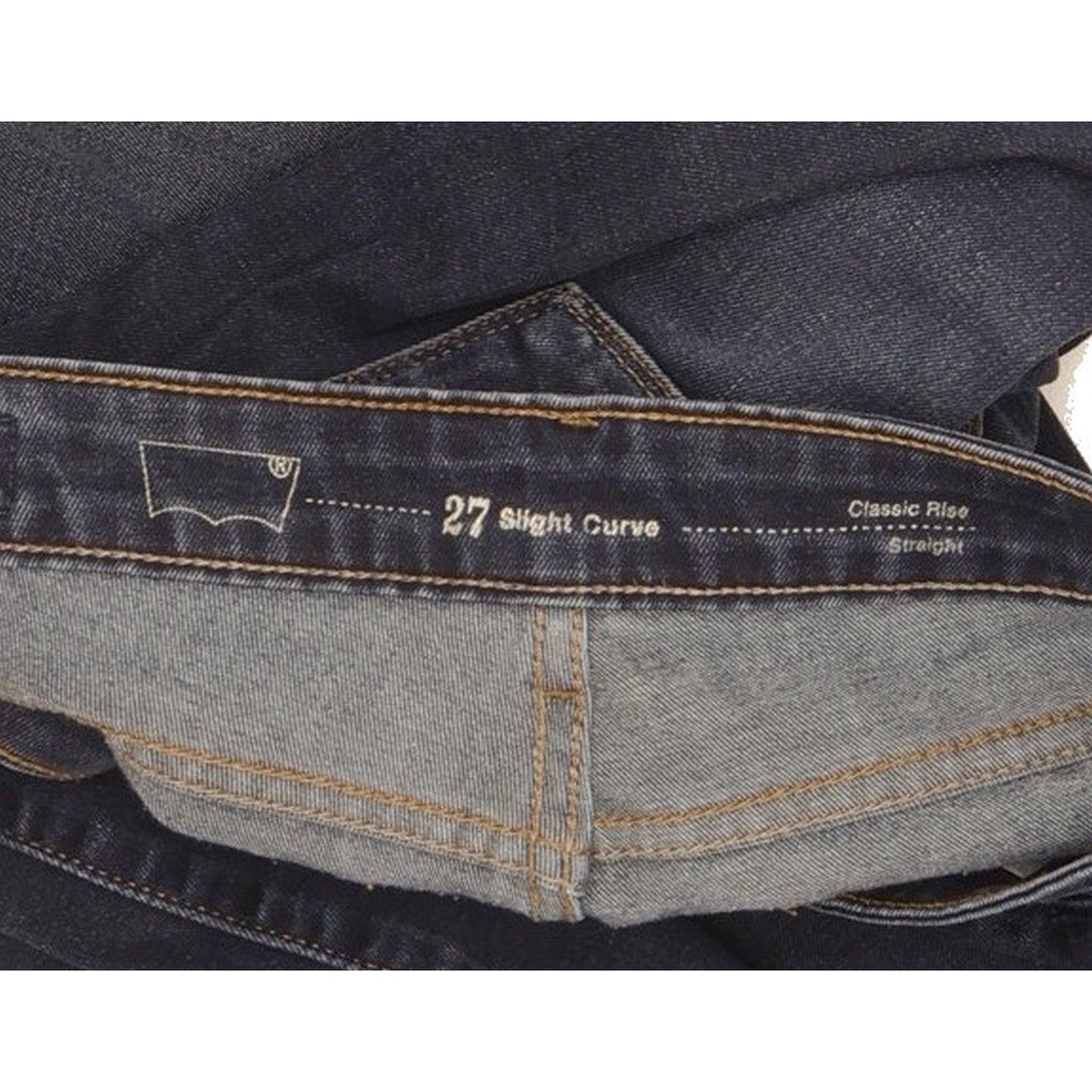 Levi's Slight Curve Women Blue Straight Classic Stretch Jeans W27 L31