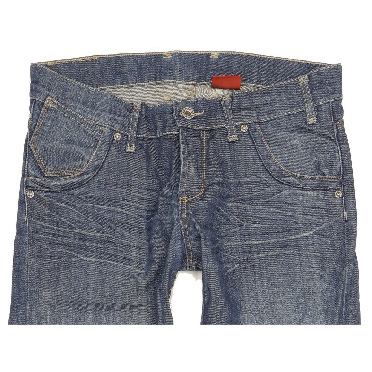 Levi's Red Tab Women Blue Straight Regular Stretch Jeans W30 L34
