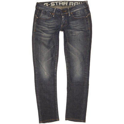 G-Star Women Blue Skinny Slim Stretch Jeans W29 L28
