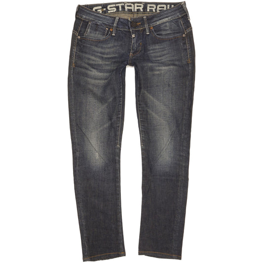 G-Star Women Blue Skinny Slim Stretch Jeans W29 L28