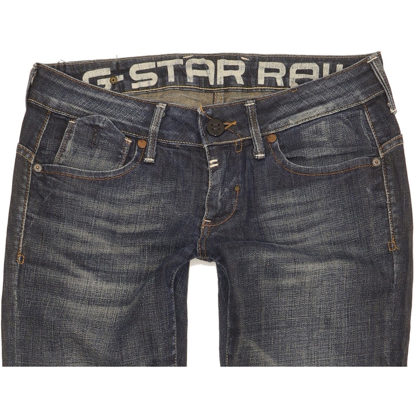 G-Star Women Blue Skinny Slim Stretch Jeans W29 L28
