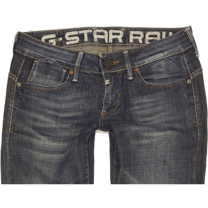 G-Star Women Blue Skinny Slim Stretch Jeans W29 L28