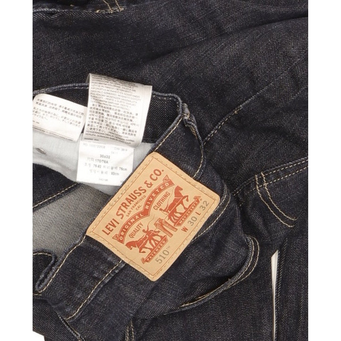 Levi's 510 Men Blue Skinny Slim Stretch Jeans W30 L30