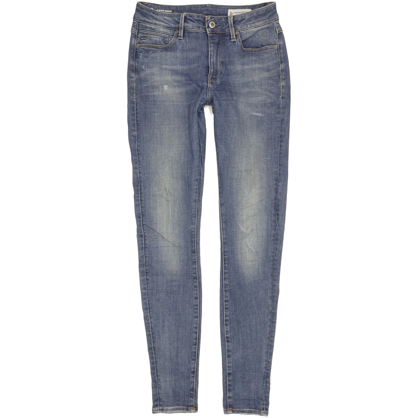 G-Star Shape Women Blue Skinny Slim Stretch Jeans W29 L32