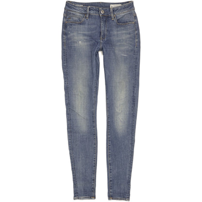 G-Star Shape Women Blue Skinny Slim Stretch Jeans W29 L32