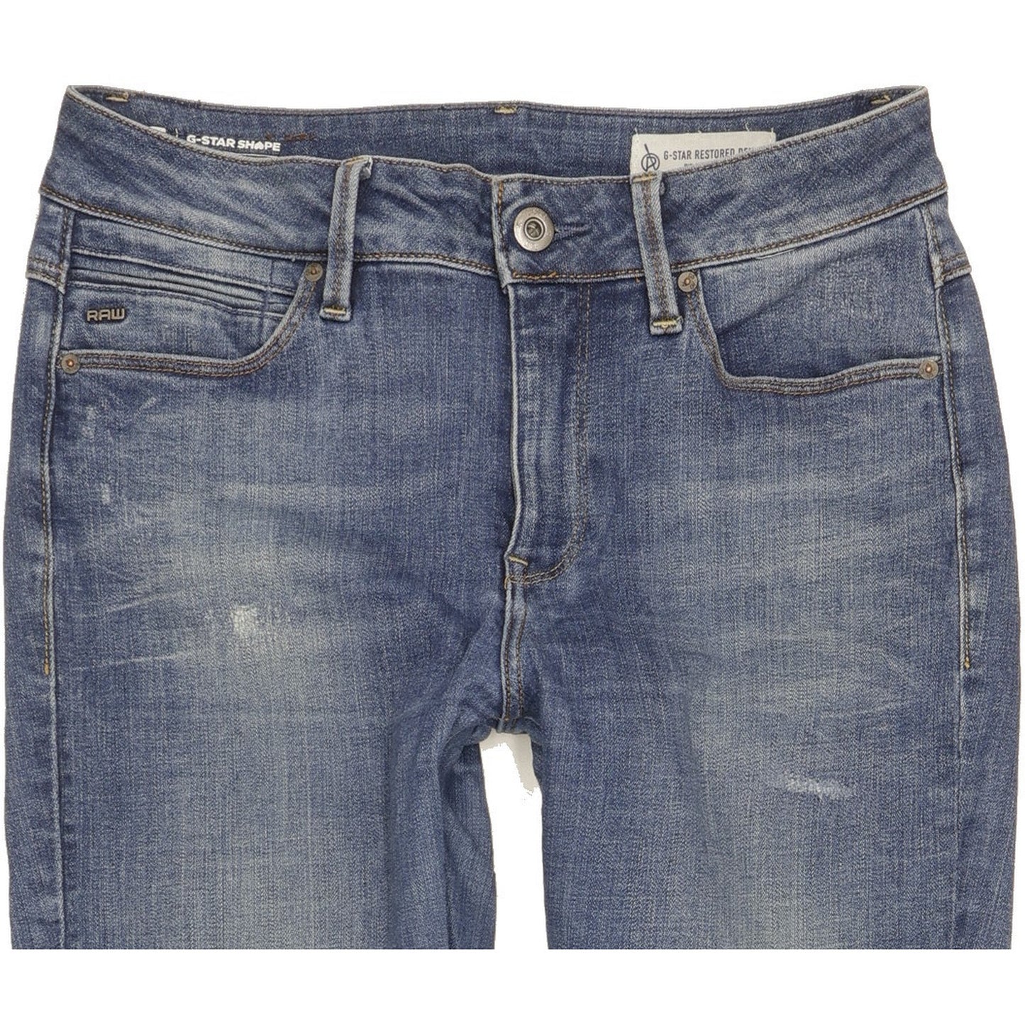 G-Star Shape Women Blue Skinny Slim Stretch Jeans W29 L32