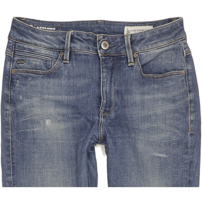 G-Star Shape Women Blue Skinny Slim Stretch Jeans W29 L32
