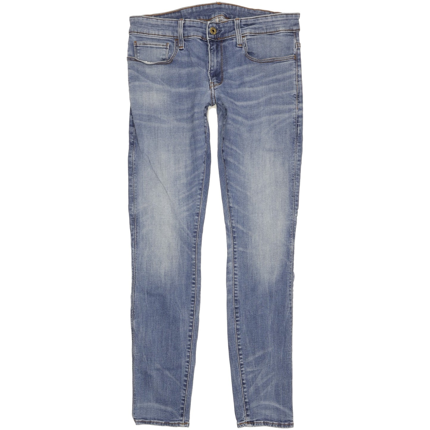 G-Star 3301 Deconstructed Men Blue Skinny Slim Stretch Jeans W32 L32