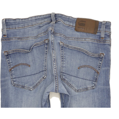 G-Star 3301 Deconstructed Men Blue Skinny Slim Stretch Jeans W32 L32