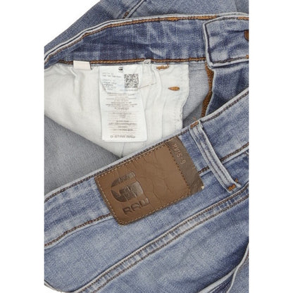 G-Star 3301 Deconstructed Men Blue Skinny Slim Stretch Jeans W32 L32