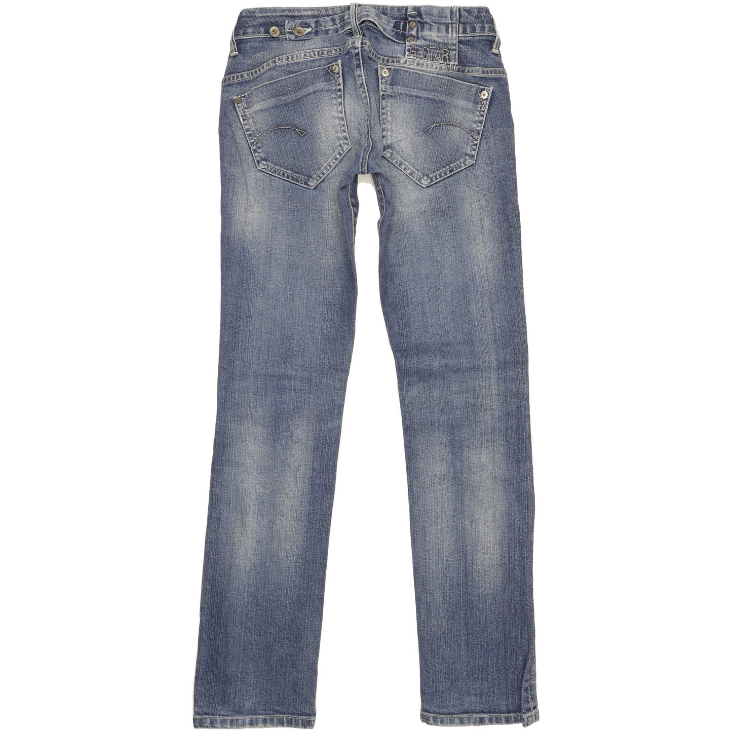 G-Star Midge Women Blue Straight Slim Stretch Jeans W28 L32