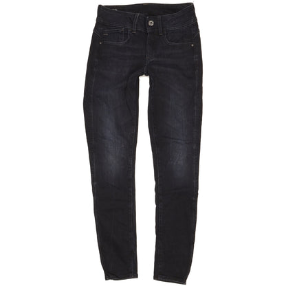 G-Star Lynn Women Navy Skinny Slim Stretch Jeans W27 L30