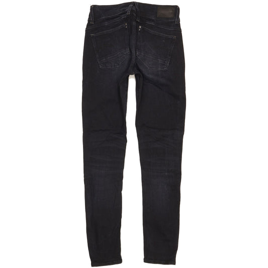 G-Star Lynn Women Navy Skinny Slim Stretch Jeans W27 L30