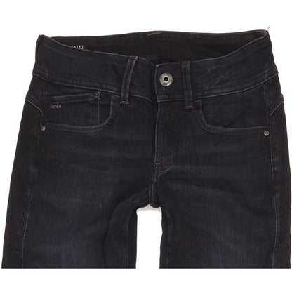 G-Star Lynn Women Navy Skinny Slim Stretch Jeans W27 L30