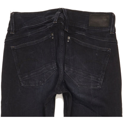 G-Star Lynn Women Navy Skinny Slim Stretch Jeans W27 L30