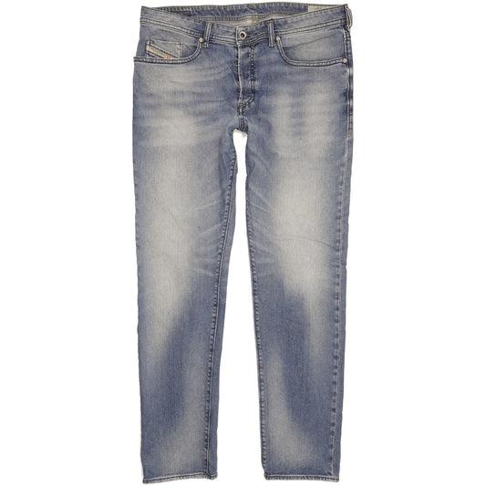 Diesel Buster Men Blue Straight Regular Stretch Jeans W36 L32