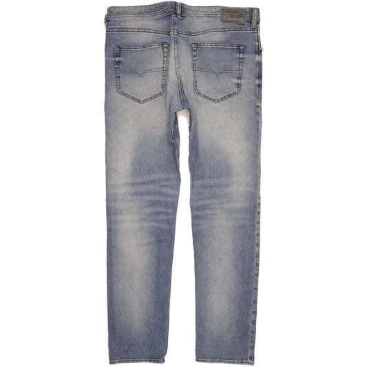 Diesel Buster Men Blue Straight Regular Stretch Jeans W36 L32