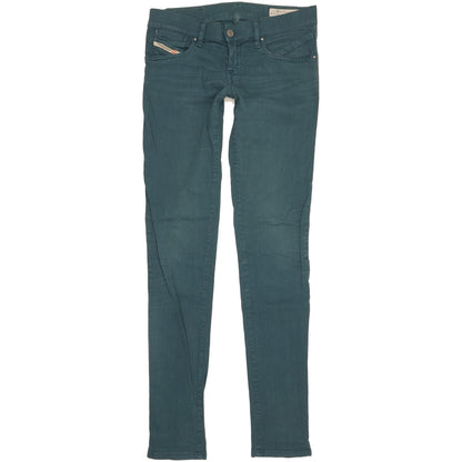 Diesel Getlegg Women Green Skinny Slim Stretch Jeans W28 L34