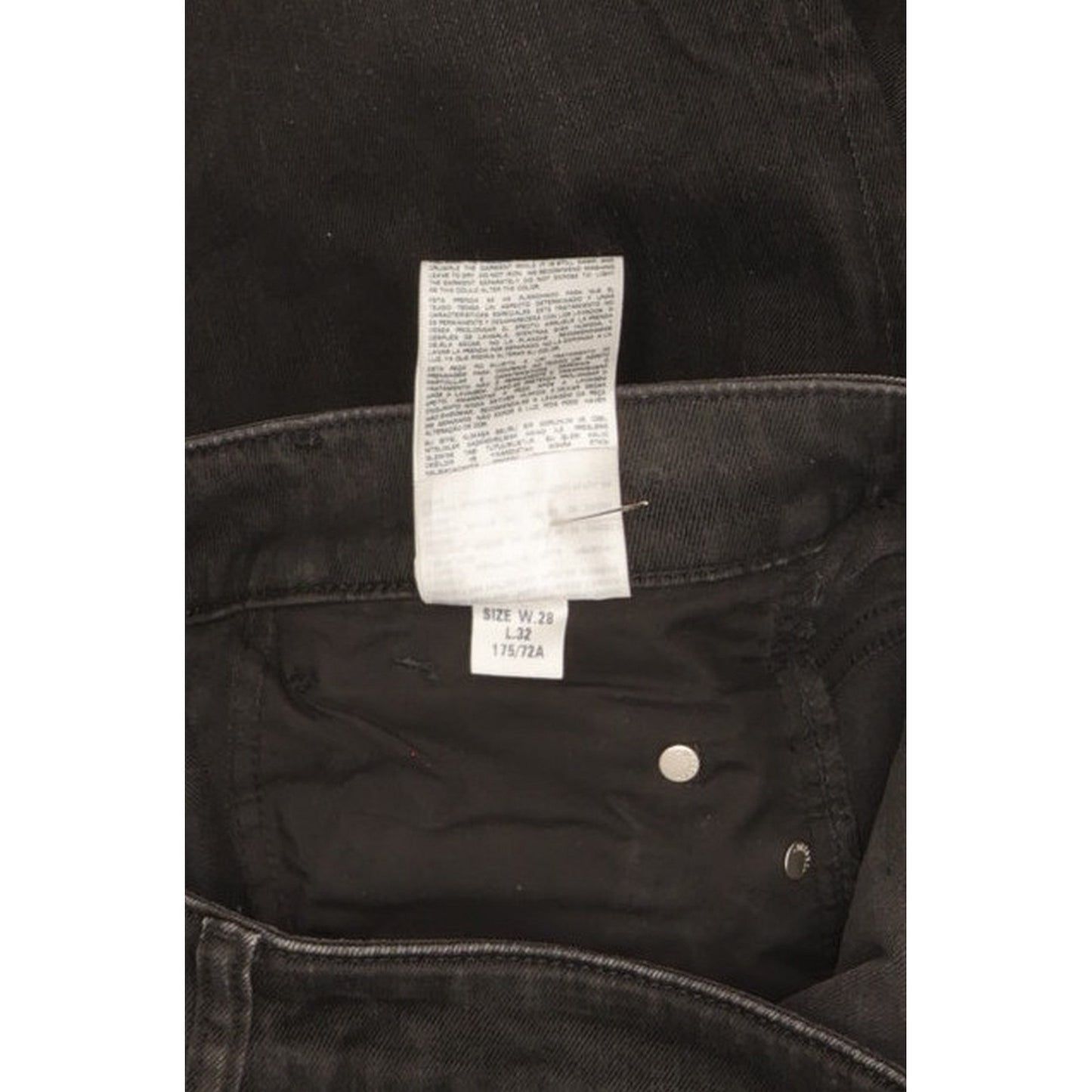 Diesel Men Black Skinny Slim Stretch Jeans W28 L27