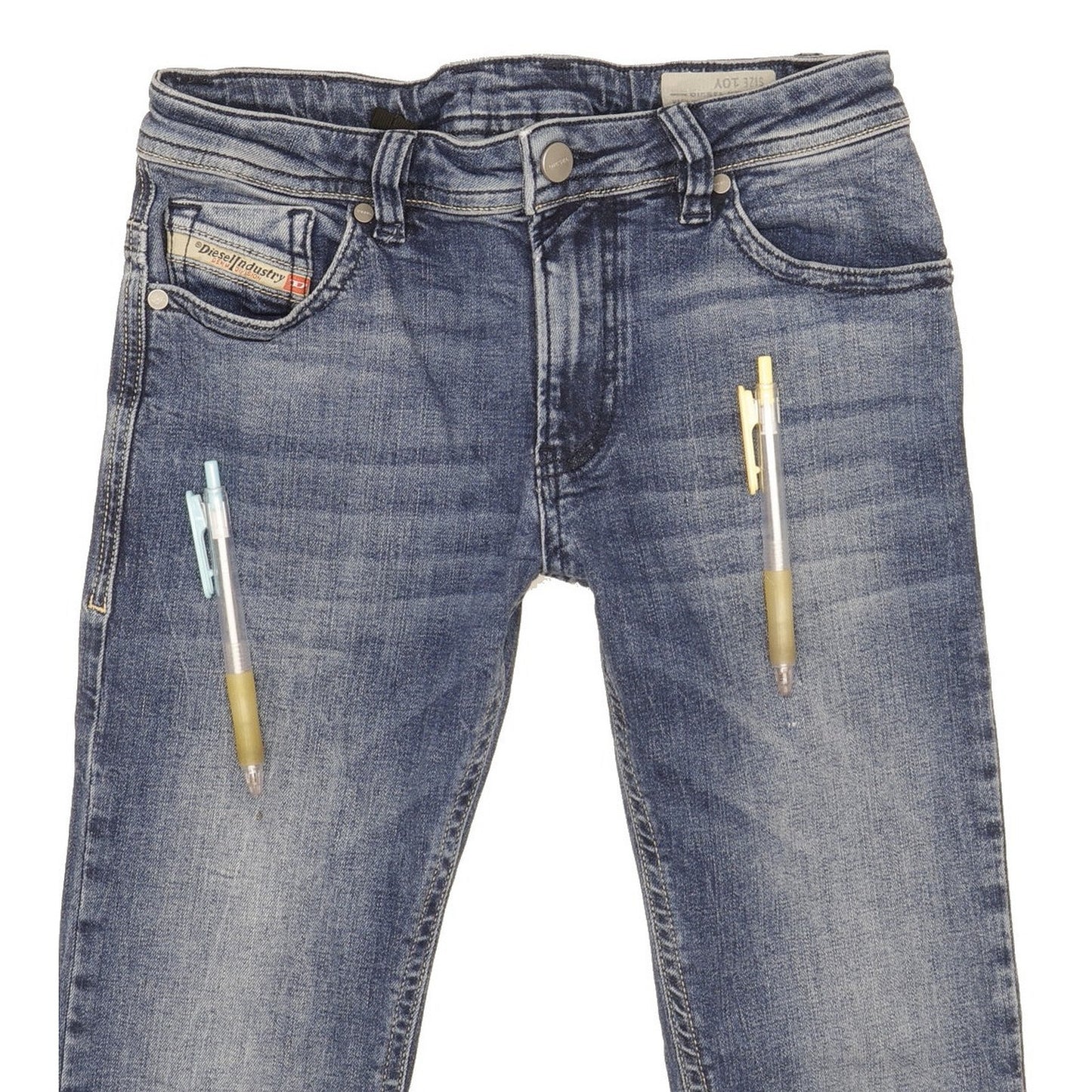 Diesel Thommer Kids Blue Skinny Slim Stretch Jeans W24 L26