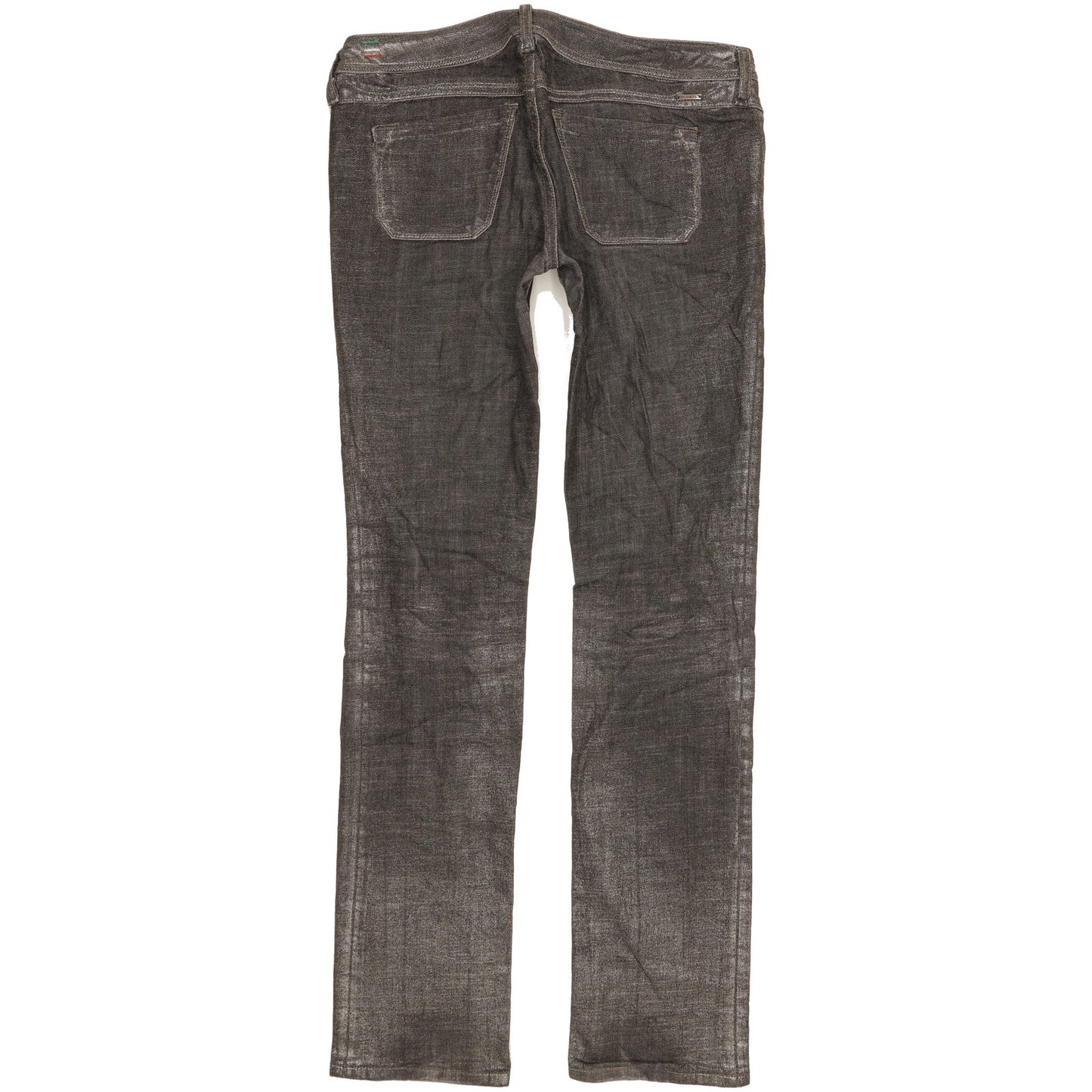 Diesel Lowky Women Grey Straight Slim Stretch Jeans W30 L33