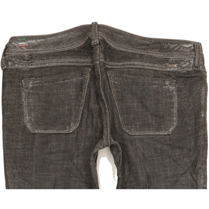 Diesel Lowky Women Grey Straight Slim Stretch Jeans W30 L33