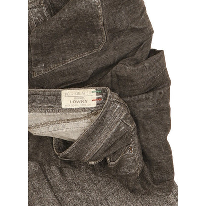 Diesel Lowky Women Grey Straight Slim Stretch Jeans W30 L33