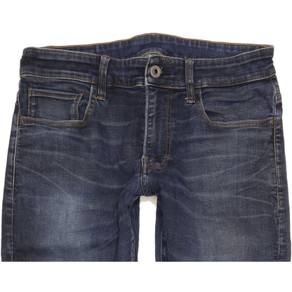 G-Star 3301 Deconstructed Men Blue Skinny Slim Stretch Jeans W31 L32