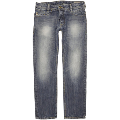 Diesel Iakop Men Blue Tapered Slim Jeans W30 L30