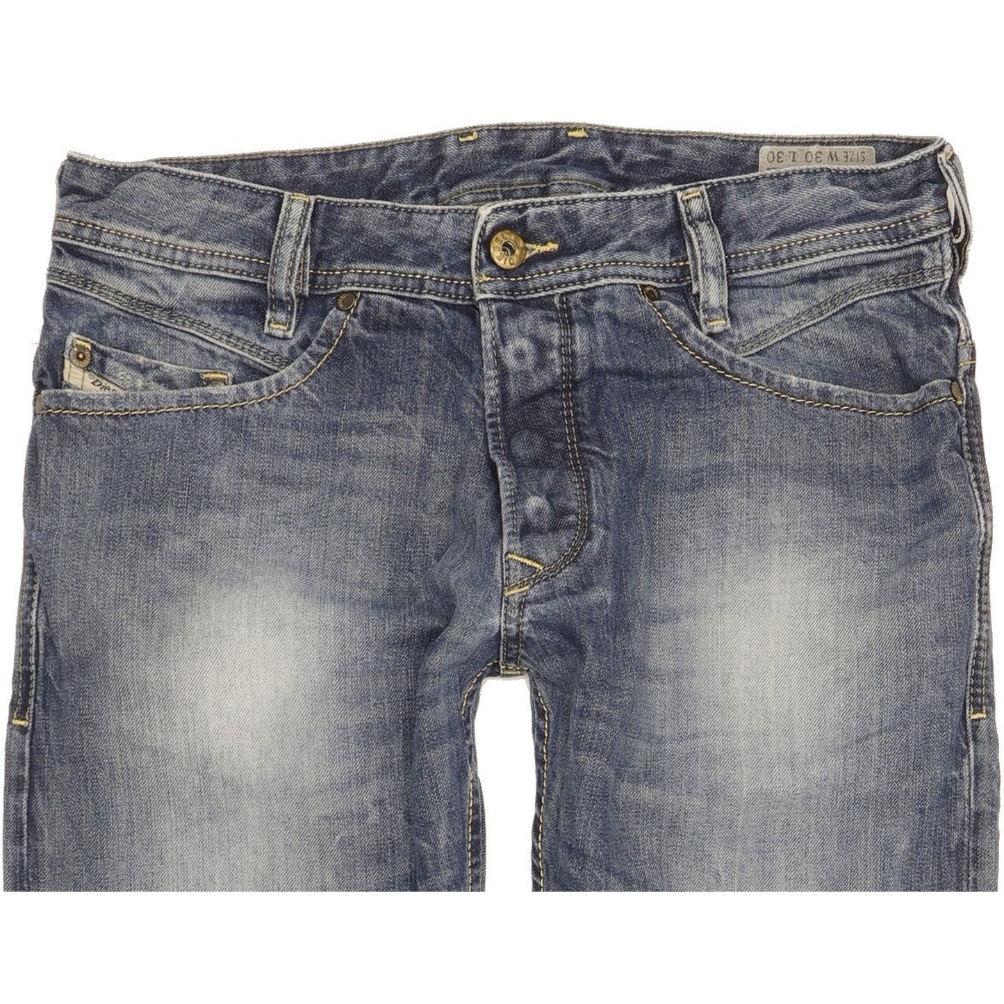 Diesel Iakop Men Blue Tapered Slim Jeans W30 L30