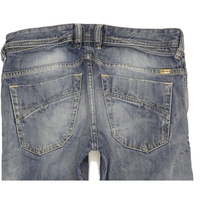 Diesel Iakop Men Blue Tapered Slim Jeans W30 L30
