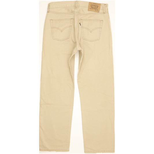 Levi's 517 Men Beige Straight Regular Jeans W33 L30
