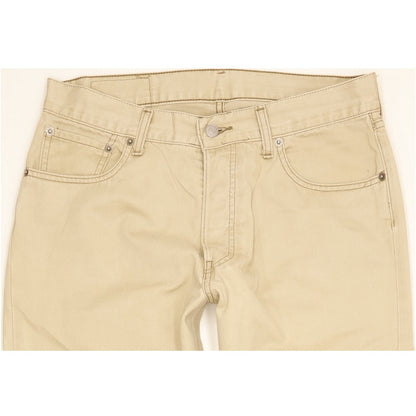 Levi's 517 Men Beige Straight Regular Jeans W33 L30