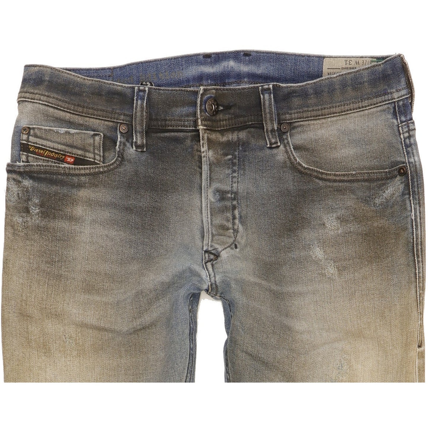 Diesel Tepphar Men Blue Tapered Slim Stretch Jeans W31 L31