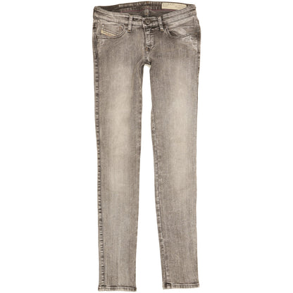 Diesel Skinzee Women Grey Skinny Slim Stretch Jeans W27 L31