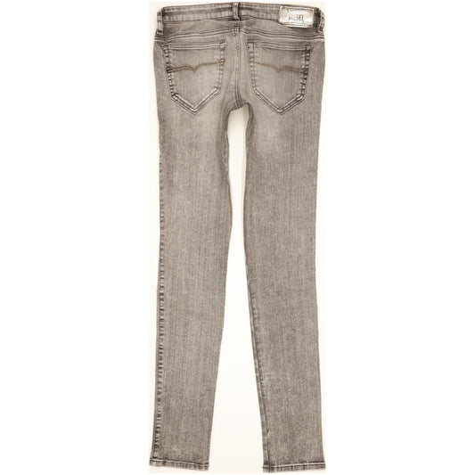 Diesel Skinzee Women Grey Skinny Slim Stretch Jeans W27 L31