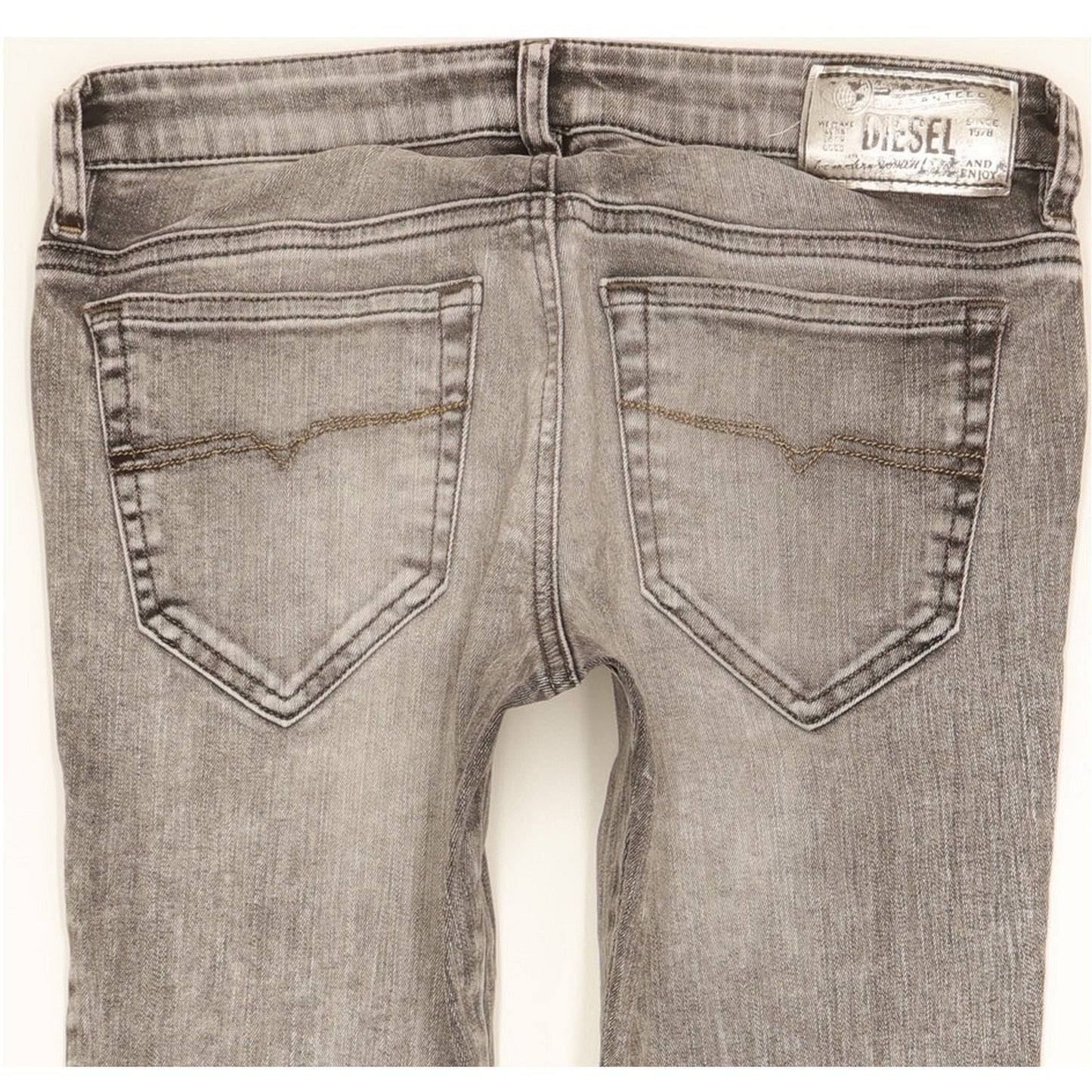 Diesel Skinzee Women Grey Skinny Slim Stretch Jeans W27 L31