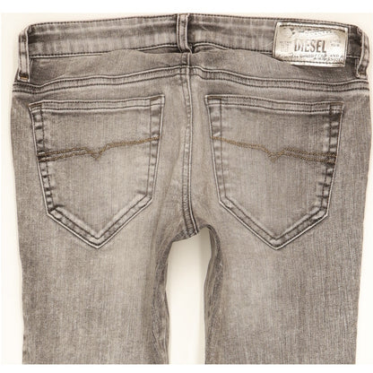 Diesel Skinzee Women Grey Skinny Slim Stretch Jeans W27 L31