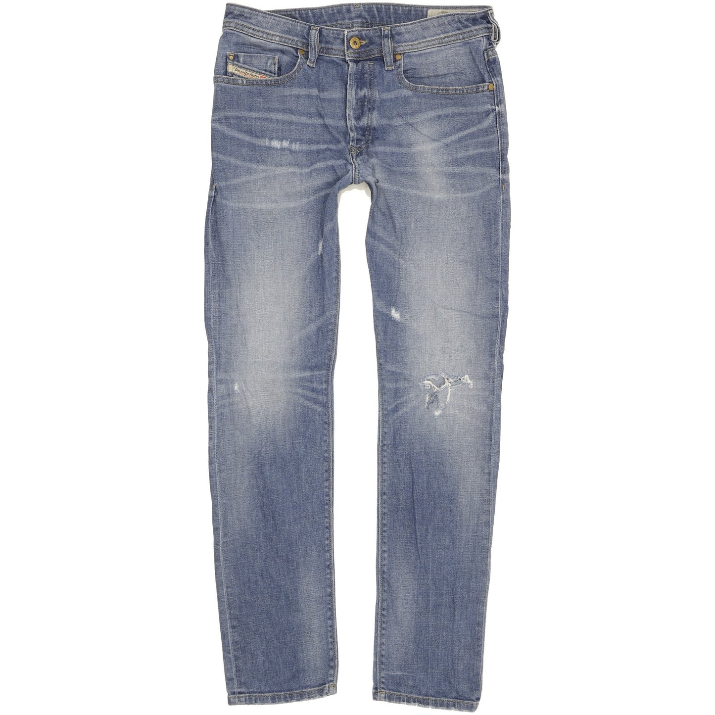 Diesel Buster Men Blue Tapered Slim Stretch Jeans W30 L32