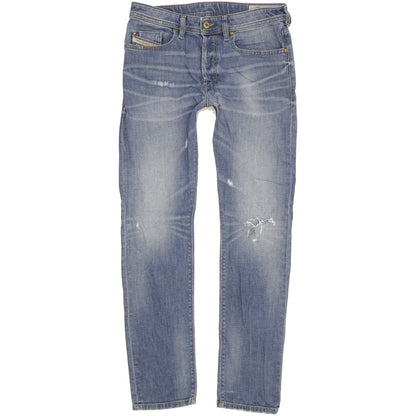 Diesel Buster Men Blue Tapered Slim Stretch Jeans W30 L32