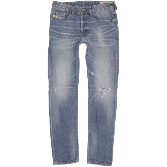 Diesel Buster Men Blue Tapered Slim Stretch Jeans W30 L32