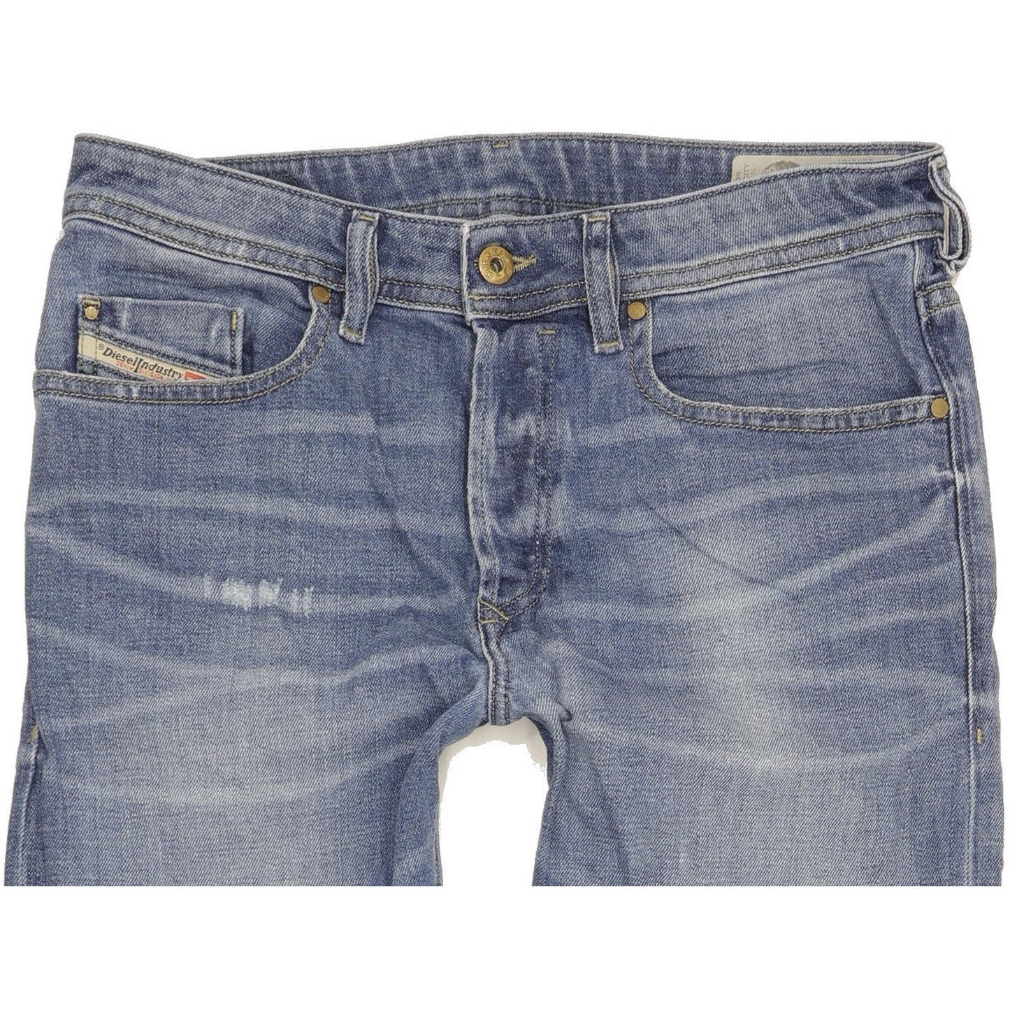 Diesel Buster Men Blue Tapered Slim Stretch Jeans W30 L32