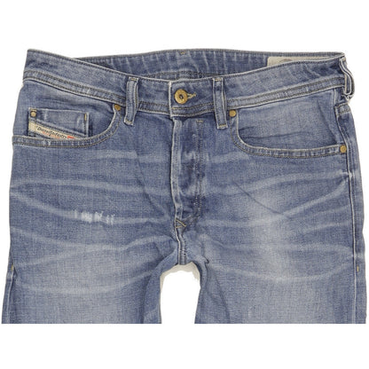 Diesel Buster Men Blue Tapered Slim Stretch Jeans W30 L32