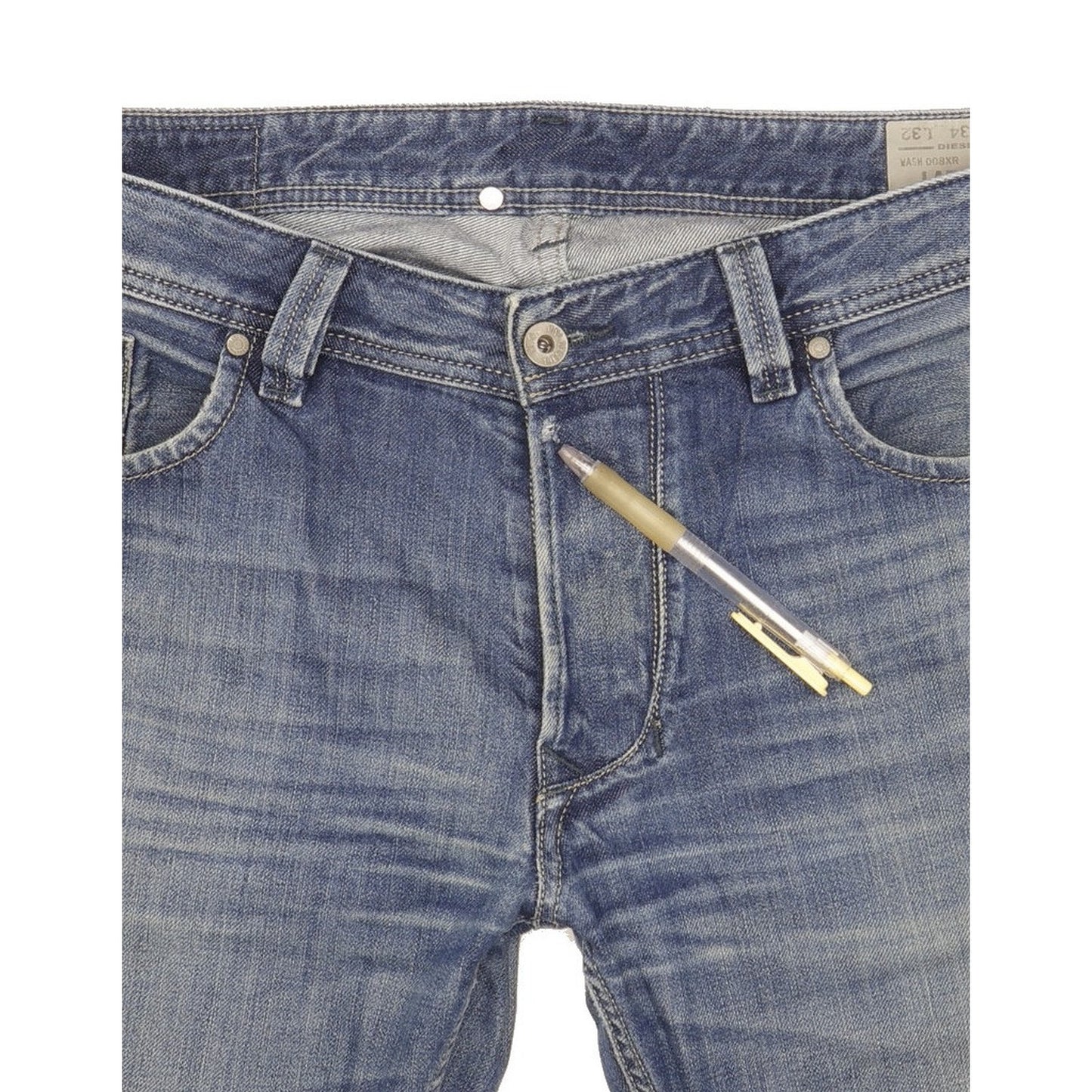 Diesel Larkee Men Blue Straight Regular Jeans W34 L32