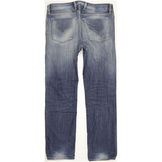 Diesel Waykee Men Blue Straight Regular Jeans W33 L32