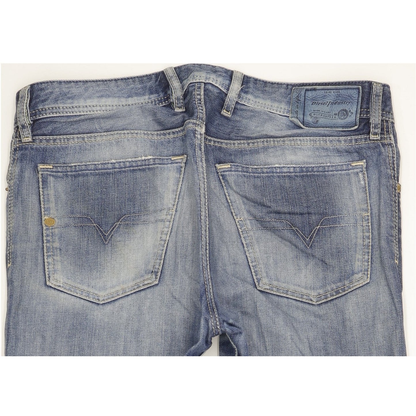 Diesel Waykee Men Blue Straight Regular Jeans W33 L32