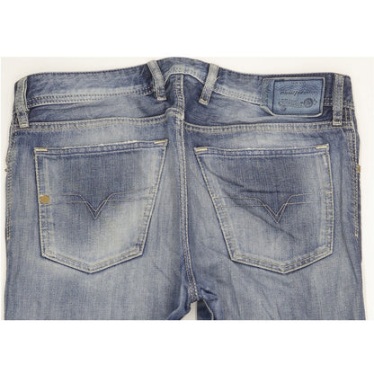 Diesel Waykee Men Blue Straight Regular Jeans W33 L32